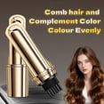 thumbnail image 4 of Peine tinte para cabello 2 en 1 resistente al agua para cabello gris con barra retocadora de raíces instantánea, color negro natural., 4 of 5