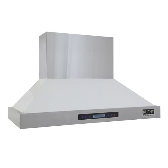 Kucht Hotte de Cuisinière Murale Professionnelle de 48 Po 1200 Pi3/min, Blanche