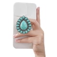 thumbnail image 3 of Turquoise Phone Stand Retro Folding Ergonomic for Smartphones, 3 of 4
