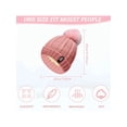thumbnail image 2 of Women Knitted Hat Scarf Gloves Set, 3Pcs Winter Cold Weather Set with Knit Beanie Cap Touch Screen Gloves Circle Neck Scarf for Adults Sports Outdoor,, 2 of 4