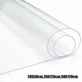 thumbnail image 3 of Transparent PVC Fabric Soft Glass Cloth Waterproof Flexible DIY Crystal Clear PVC Film Fabric Umbrella Bag Protective Craft Film, 3 of 5