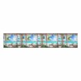 thumbnail image 2 of MKHERT Summer Seascape Palms Sun Flowers and Transparent Curtains Table Runner Home Decor for Home Kitchen Dining Wedding Party 16x72 Inch, 2 of 2