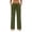 Army Green, variant on Wutalume Women's Casual Lightweight Linen Pants - with Drawstring Waist and Pockets, Loose Trousers for Summer, Beach, Travel, Breathable Airy Fabric, Perfect Summer Pants for Women,Army Green L