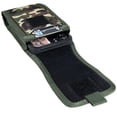 thumbnail image 5 of Universal Vertical Pouch Camouflage Cell Phone Holster with Belt Clip Loop, Carabiner & Credit Card Slot Fit XXL Device with Otterbox Case ,Xpm [ Camo Green ], 5 of 8