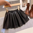 thumbnail image 2 of Staki School Girl Outfits for Girl Girls Pleated Skirt with Shorts – Plaid Tennis Skorts & Solid School Uniform Skirts for Toddler/Big Kids 1-10Y(Black,18-24 Months), 2 of 6
