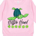 thumbnail image 3 of Inktastic Hilton Head Cute Smiling Sea Turtle Toddler Sweatshirt, 3 of 4