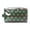 Dark Green, variant on PVC Polka Dot Cosmetic Bag Travel Toiletry Organizer Waterproof Makeup Storage Case with Zipper Closure for Daily Use Washroom and Journey Essentials, Brown