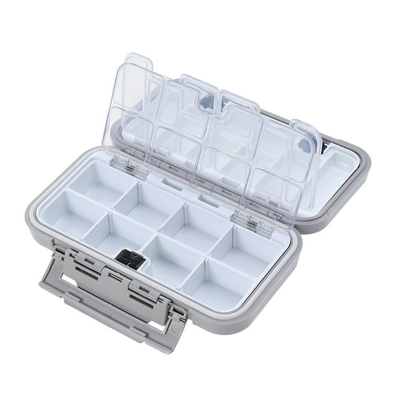 ROSENICE Bait Storage Box Fishing Hook Box Grey 1Set Accessories Holder