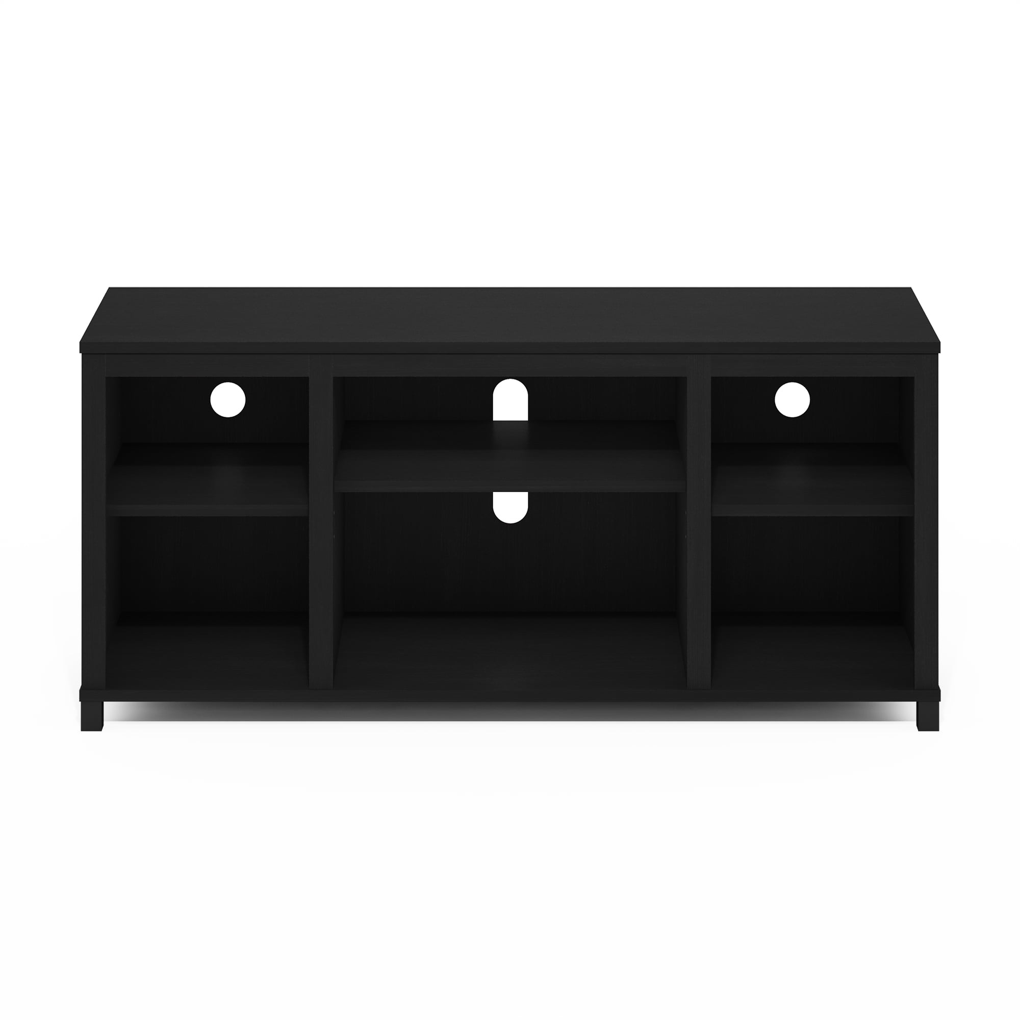 Furinno Classic TV Stand with Shelves for TV up to 55 Inch, Americano