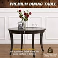thumbnail image 4 of 48-in Poker Table 2-in-1 Onyx Flip-Top Dining Table for 6 Players by Barrington Billiards Company, 4 of 7