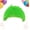 Green, variant on Rubber Spiky Ball Hat, Quirky Spiky Ball Prank Headgear for Adults Prank Headwear for Festivals and Parties