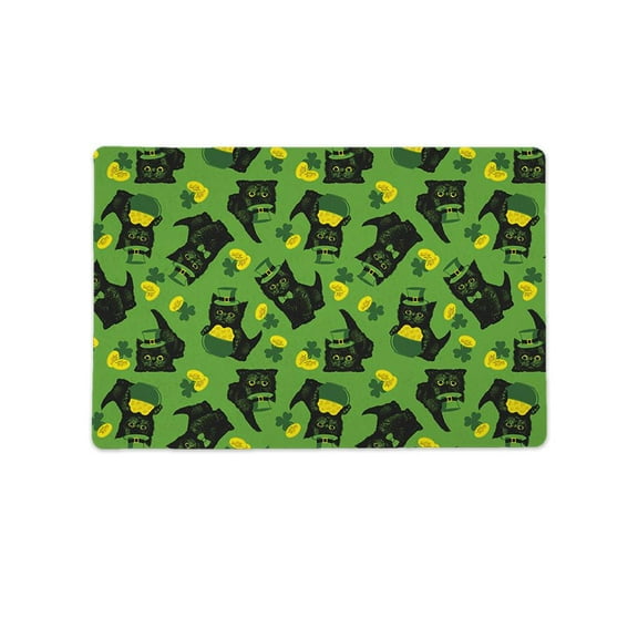 Leprechaun Kittens Mat Rectangle -Image by Shutterstock,
