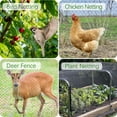 thumbnail image 5 of Cyrico Bird Netting 25 x 50 FT Deer Fences for Yard, Chicken Wire, Garden Netting Nylon for Aviary Chicken Coop, 5 of 7