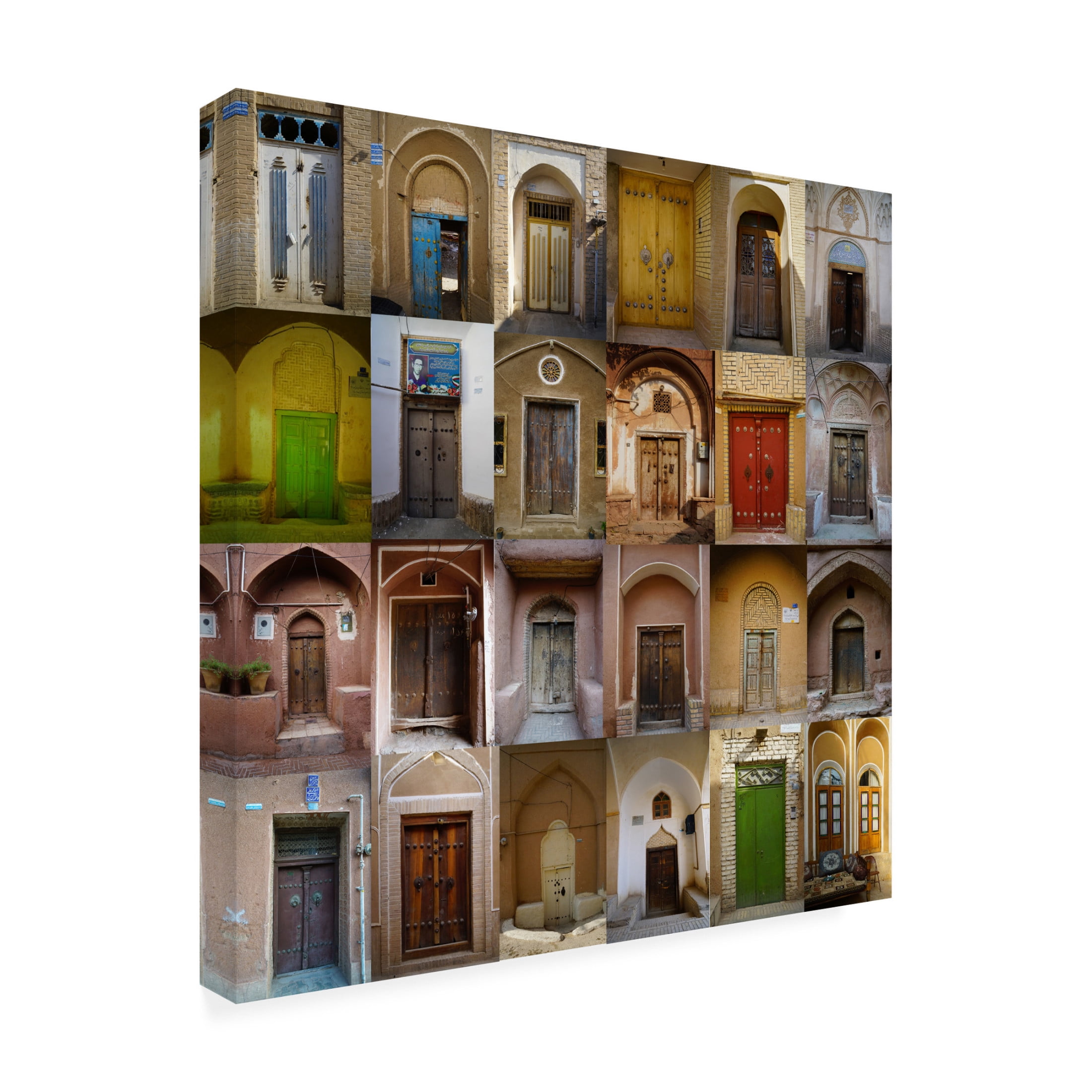 Trademark Fine Art Fatma GOKMEN Iranian Doors Canvas Wall Art