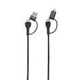 thumbnail image 3 of Combo All In One Viaje Con Cargador De Pared Internacional Gan 65W + Cable 4 En 2 De 1.8M marca STF, 3 of 4