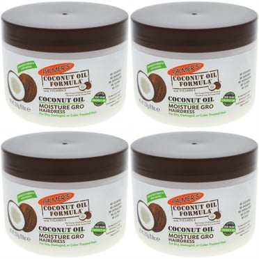 4 Pack Palmer's Coconut Oil Formula Moisture Gro with Vitamin E 8.8 Ounce Each