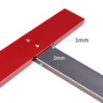 thumbnail image 2 of T Square Ruler Aluminum Alloy Precise Angle For Art Framing Diy 170mmx85mm, 2 of 9