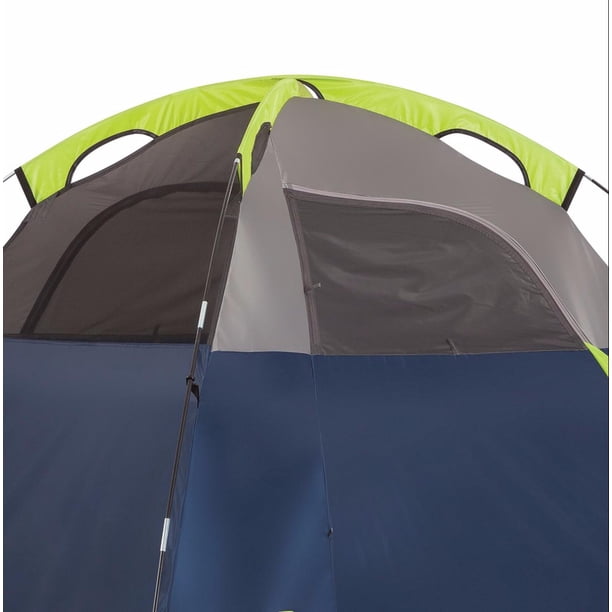 Coleman Sundome 4 Person Outdoor Hiking Camping Tent w/ Rainfly