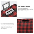thumbnail image 6 of Wukai Red Black Plaid Elastic Luggage Cover: Personalized Protection for Your Suitcase - Fits 19~29-inch, Washable & Durable Travel Companion-X-Large, 6 of 8