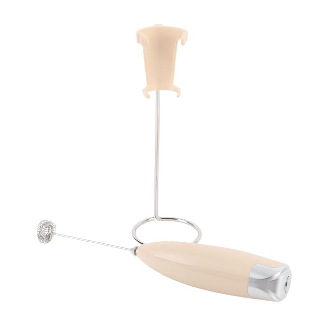 Espumador De Leche Eléctrico Portátil, Batidor De Bebidas Portátil, Máquina De Espuma Para El Hogar Y La Oficina, Batidor De Huevos, Inalámbrico, Con Soporte Resistente,