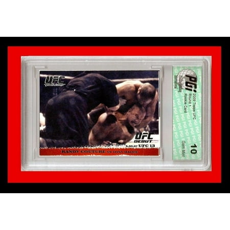 - Randy Couture MMA 2009 Topps UFC Rookie Card PGI 10