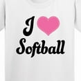thumbnail image 4 of Inktastic I Love Softball Girls Sports Youth T-Shirt, 4 of 5