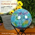 thumbnail image 3 of Alpine Corporation Mosaic Glass Gazing Ball, 3 of 11