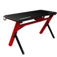 thumbnail image 5 of DAEDALUS E1, Gaming Desk Featuring Waterproof Gaming Mouse Mat, Cable Management Design, Power Strip Holder (Red), 5 of 9