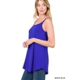 thumbnail image 5 of Zenana Women & Plus Front and Back Reversible Spaghetti Strap Flowy Cami Tank Tops, 5 of 6
