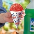 thumbnail image 5 of Concession Essentials 100 Count 6oz Snow Cone Cups with 100 8" Neon Spoon Straws, Pack of 200ct (100 cups/100 straws), 5 of 7