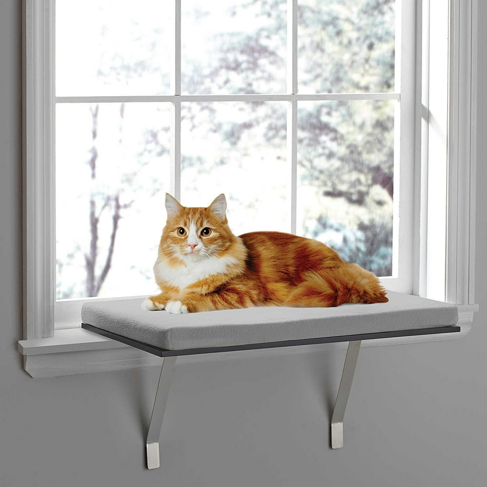 Deluxe Pet Cat Window Seat Perch Measures 24 W X 12 D X 11 5 H By deluxe-pet-cat-window-seat-perch-measures-24-w-x-12-d-x-11-5-h-by