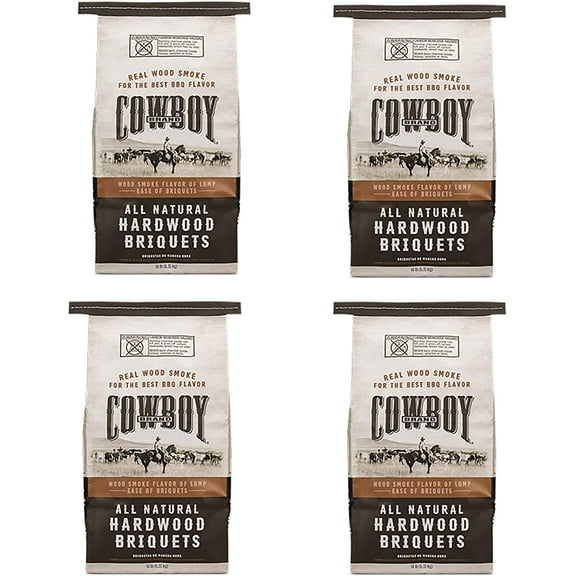 Cowboy LB All Natural Range Hardwood Charcoal Briquets for Grilling ( Pack)