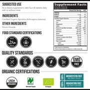 Triquetra Health Organic Spirulina Tablets