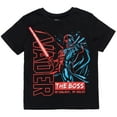 thumbnail image 3 of Star Wars Darth Vader Big Boys T-Shirt and Mesh Shorts Outfit Set Little Kid to Big Kid, 3 of 5