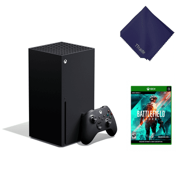 Microsoft Xbox Series X 1TB SSD Gaming Console (Black) with Battlefield 2042 Game Bundle - Next-Gen 4K Gaming & Fast Load Times
