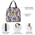 thumbnail image 2 of Kdxio Llamas Colorful Print Insulated Lunch Bag,Reusable Tote Lunch Box for Women Men,Leakproof Cooler Lunch Bags for Work Office Travel Picnic, 2 of 6