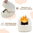 thumbnail image 5 of BERANMEY Cute Animal Puppy Butterfly Dogs Slippers for Women Perfect Soft Plush Comfy Warm Slip-On Slippers fo Women Indoor Fluffy House Slippers for Women and Men Non-slip Fuzzy Flat Slides, 5 of 8