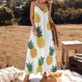 thumbnail image 2 of Lunarable Pineapple Sleeveless Dress for Women Clothing Female Women's Summer Skirt, 2 of 7