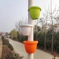 thumbnail image 2 of Orange Hose Flower Pots Bathtub Gutter Downpipe Pot for Plants and Flowers Outdoor - Garden Decor, 2 of 4