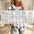 thumbnail image 3 of Admvng Women's Checkered Jacket Hooded Long Sleeve Casual Warm Outerwear, 3 of 9