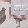 thumbnail image 5 of dinii Farmhouse Rooster Kitchen Boho Rustic Curtains Tier, Rod Pocket Panels for Living Room,Kitchen, Bathroom and Cafa, 27''''W x 24'''' L, 2 Panels,Red, 5 of 5