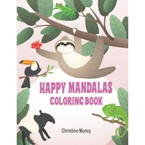 Happy Mandalas : Coloring Book (Paperback)