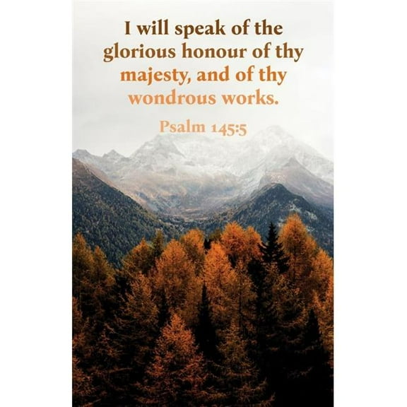 B&H Publishing 381472 I Will Speak of The Glorious Honour of Thy Majesty Bulletin - Psalm 1455