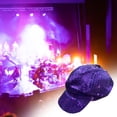 thumbnail image 3 of Glittery Sequin Peaked Cap Unisex Party Hat Sunscreen Long Brim for Adult And Children Stage Performance Cap Street Dance Headwear, 3 of 8