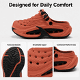 thumbnail image 5 of ARVOV Unisex EVA Platform Clogs, Water Friendly Garden Beach Shoes with Textured Outsole and Adjustable Back Strap for Adults, 5 of 13