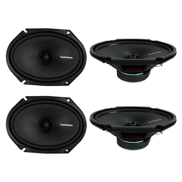 Rockford Fosgate R168X2 6x8" 220W 2 Way Car Audio Coaxial Speakers, 2 Pairs