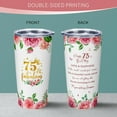thumbnail image 4 of 75th Birthday Gifts for Women, Birthday Gifts for 75 Year Old Woman, 75th Birthday 20oz Tumbler with Lid And Straw, 75 Birthday Gift for Women, 1949 Birthday Gifts for Women, 4 of 6