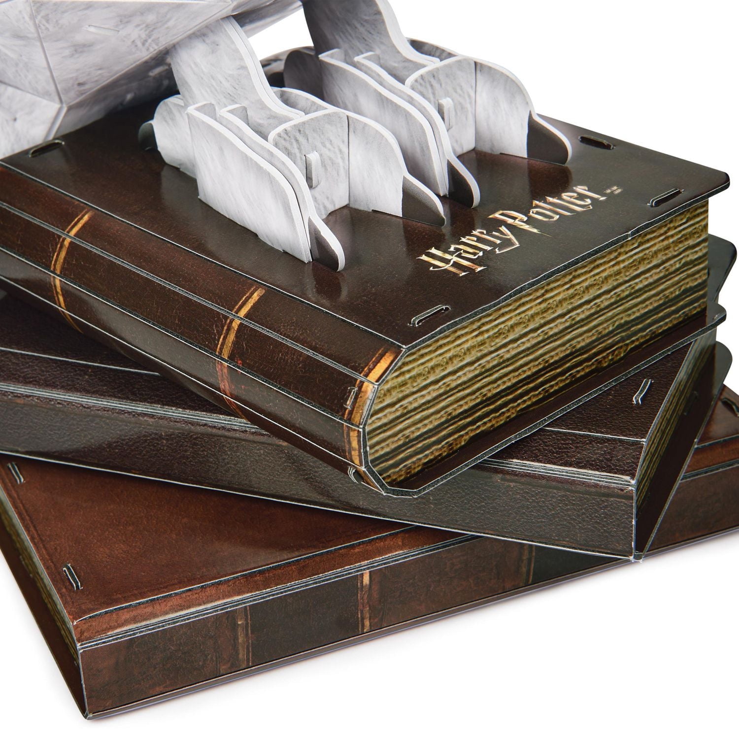 4D Build, Puzzle 3D Harry Potter Hedwige 118 pièces | Cadeaux Harry Potter décoration de bureau | Jouets de construction | Puzzles 3D pour adultes et adolescents à partir de 12 ans