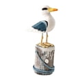 thumbnail image 3 of Estatua de gaviota sobre base, adorno de escritorio, figura creativa de ave marina, escultura de pájaro para estantería, gabinete, decoración del, 3 of 9
