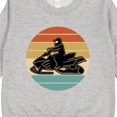 thumbnail image 3 of Inktastic Snowmobile Retro Sunset Toddler Sweatshirt, 3 of 4